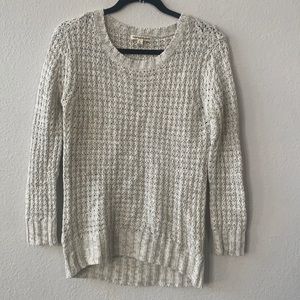 Poor Excellence - Gray/White Knit Sweater - Size Large